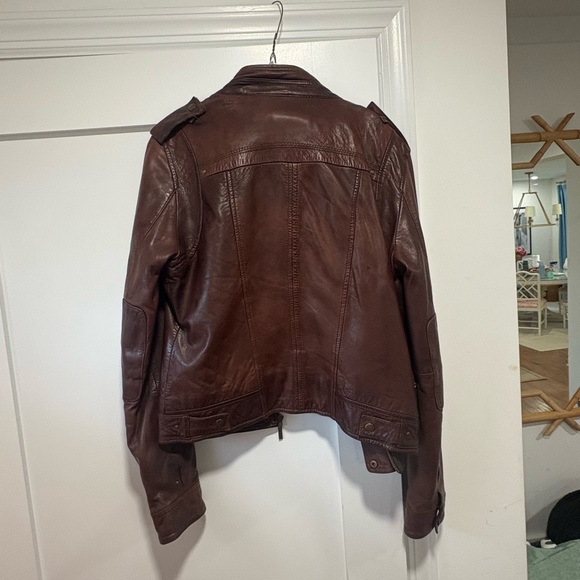 Cole Haan Vintage Leather Jacket - Picture 7 of 7
